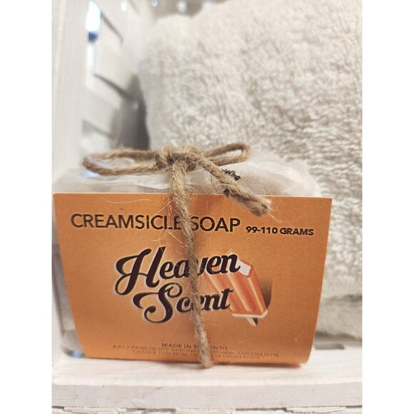 Creamsicle Soap Bar Refreshing Orange & Warm Benzoin Resin Nourishing 3 Pack - Picture 5 of 10